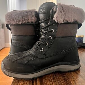 UGG Snow Boots, US Size 9, Black, Once worn but in a good condition.